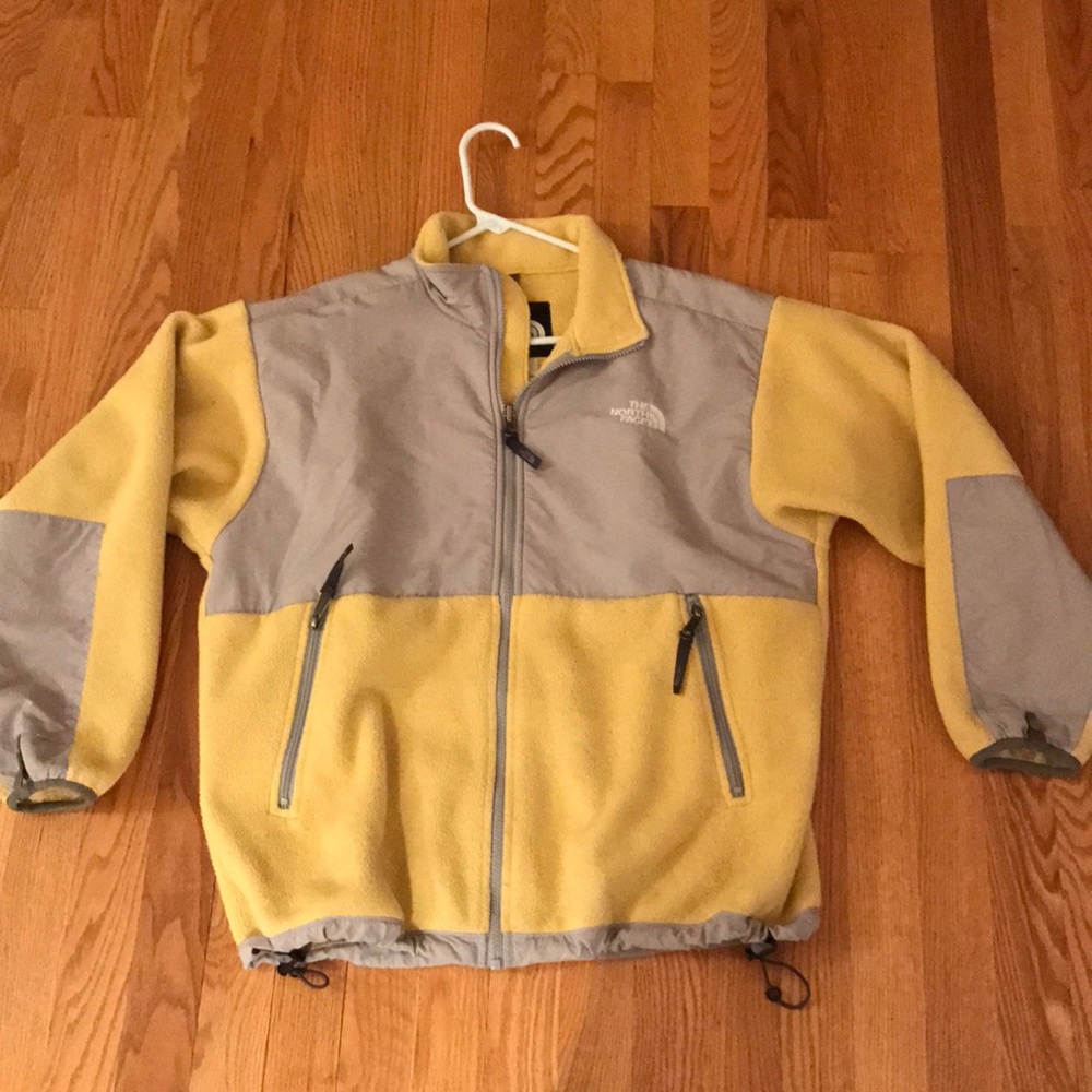 North Face Yellow Fleece Jacket